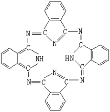 酞菁顏料分子結構圖